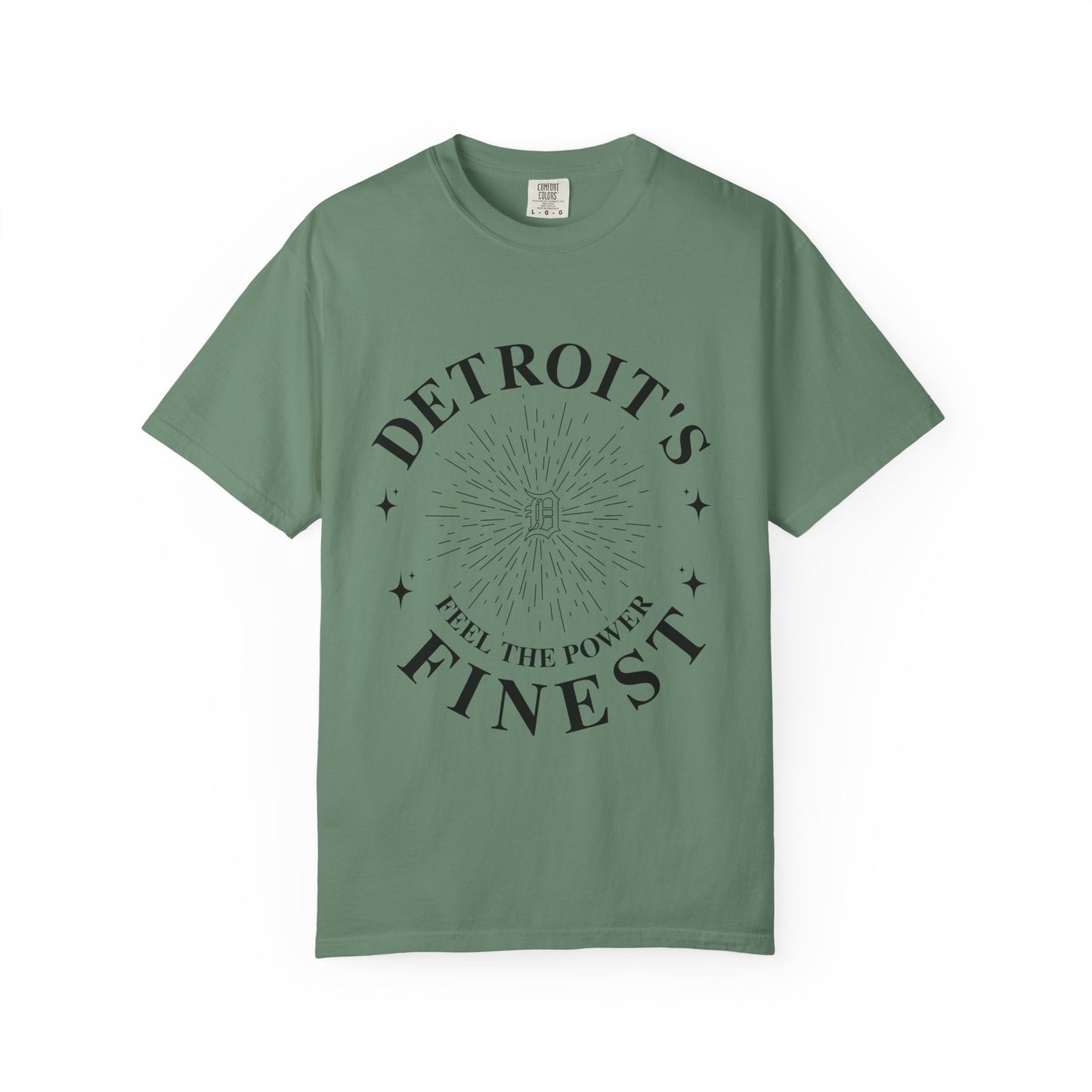 Detroit's Finest T-Shirt | Unisex Garment-Dyed Tee for Streetwear, Gifts, Casual Wear, Festivals, Everyday Comfort