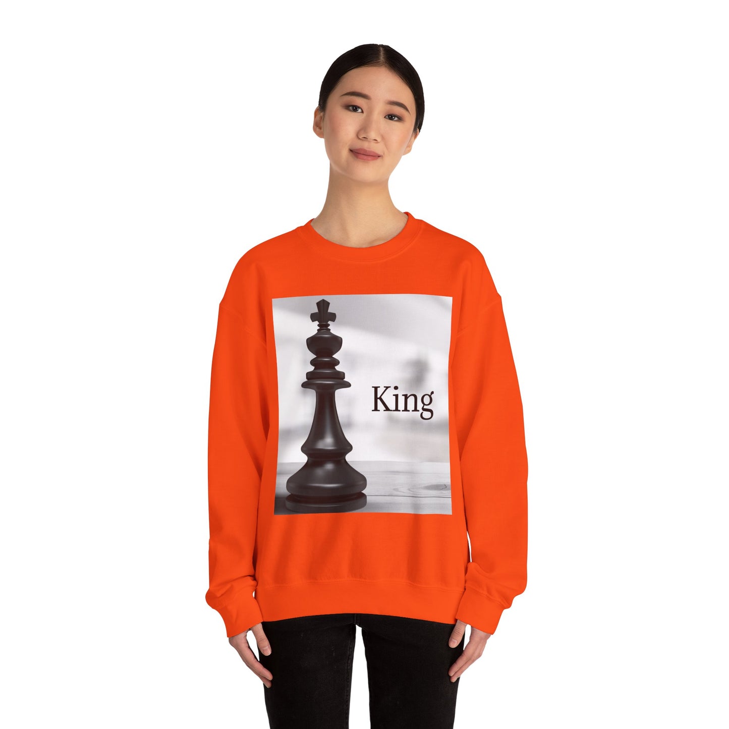 King Chess Graphic Unisex Crewneck Sweatshirt