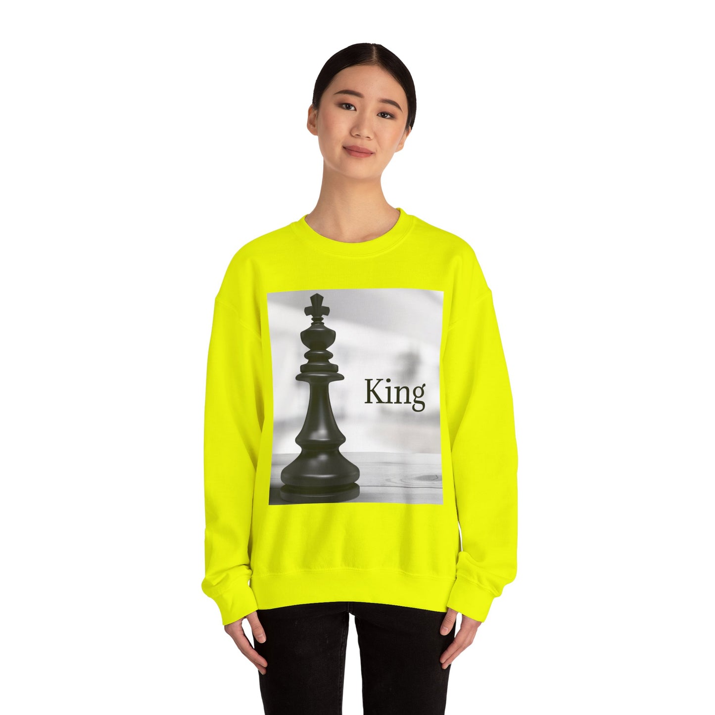King Chess Graphic Unisex Crewneck Sweatshirt