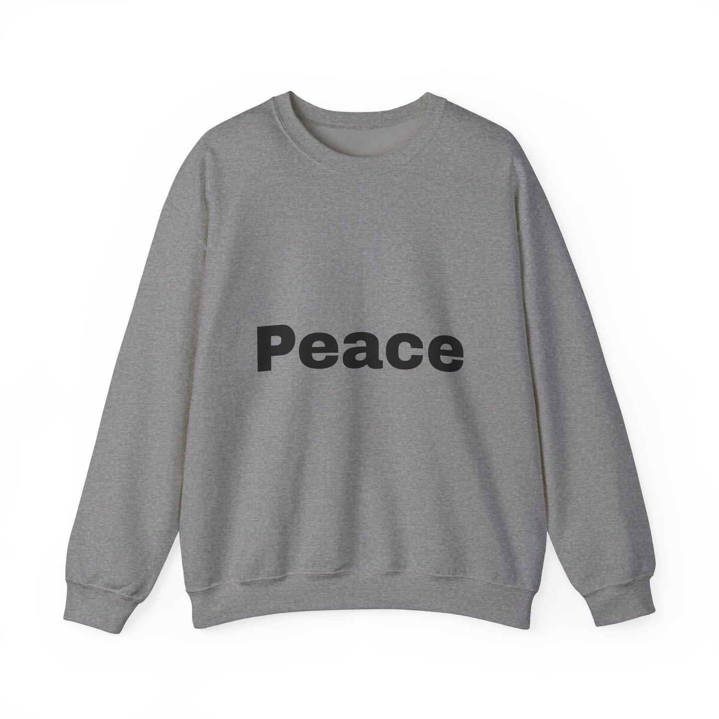 Peace Unisex Heavy Blend™ Crewneck Sweatshirt - Cozy & Meaningful Casual Wear