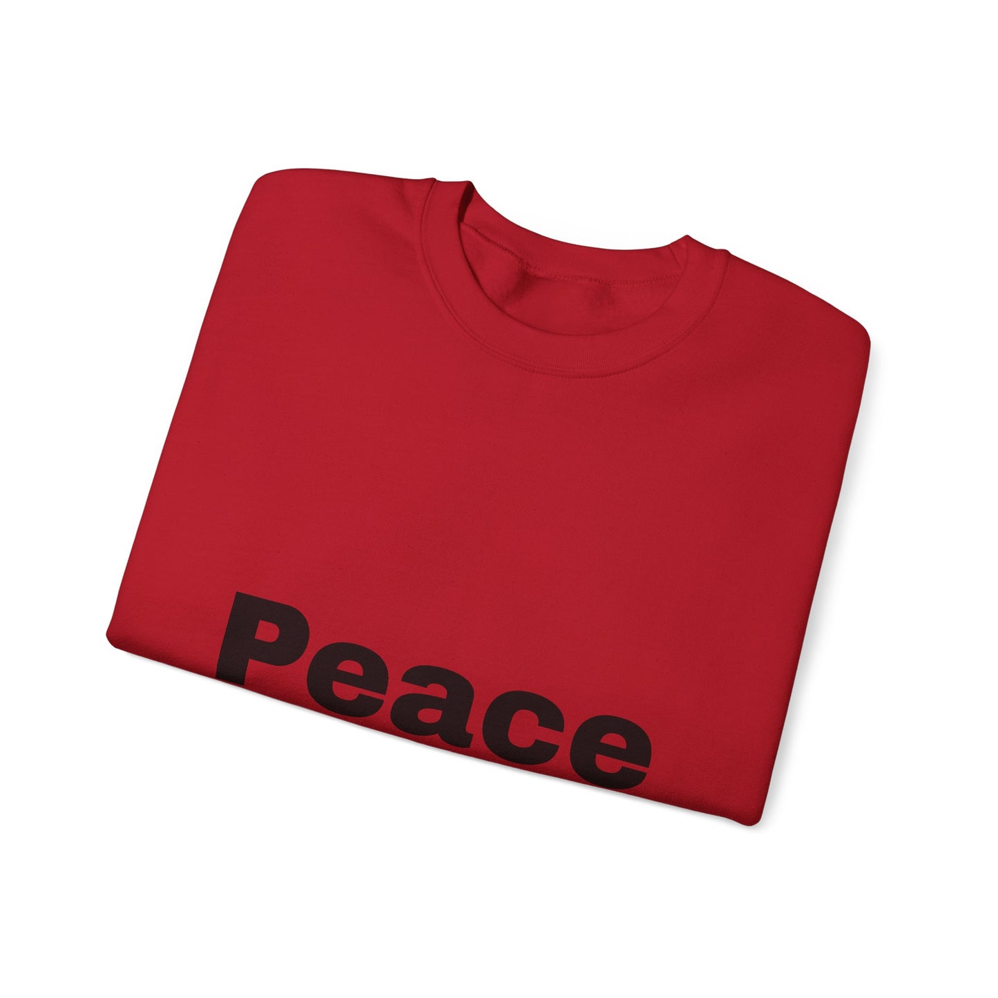 Peace Unisex Heavy Blend™ Crewneck Sweatshirt - Cozy & Meaningful Casual Wear