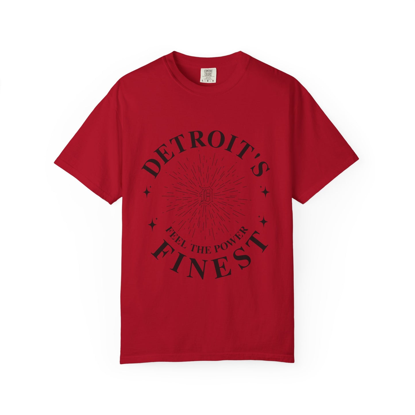 Detroit's Finest T-Shirt | Unisex Garment-Dyed Tee for Streetwear, Gifts, Casual Wear, Festivals, Everyday Comfort