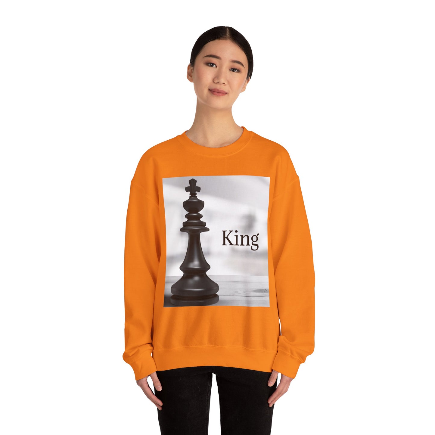 King Chess Graphic Unisex Crewneck Sweatshirt