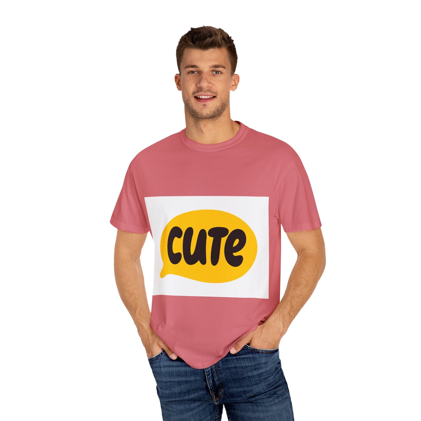 Cute Expression Unisex Garment-Dyed T-Shirt