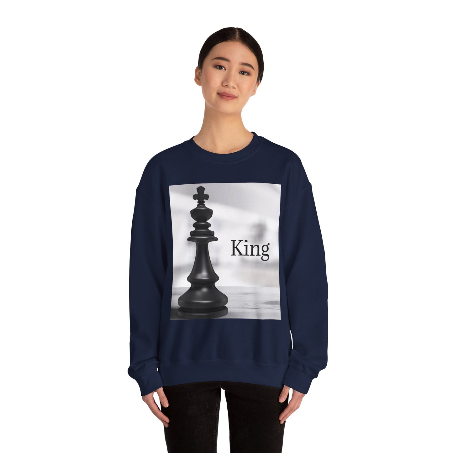 King Chess Graphic Unisex Crewneck Sweatshirt