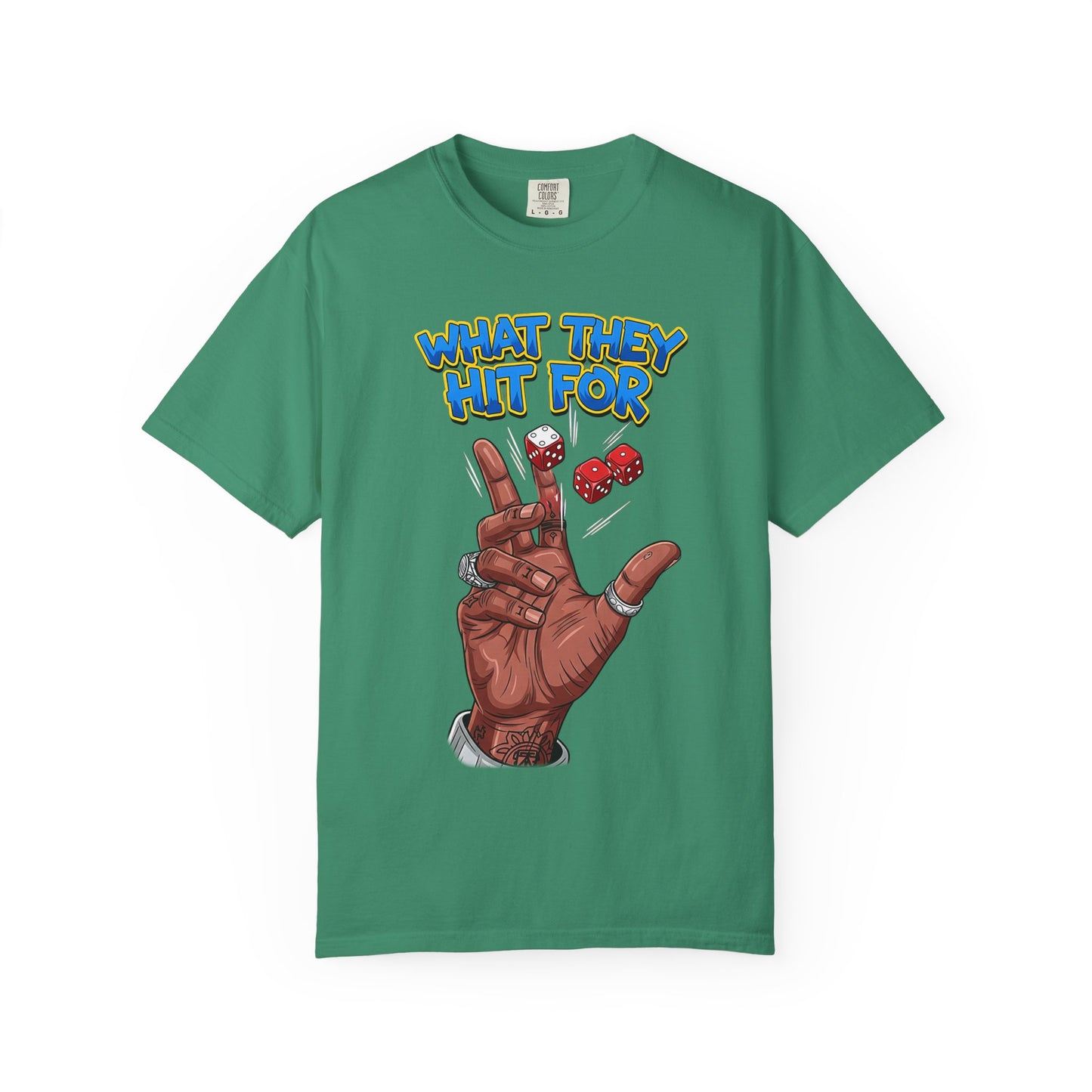Unisex Graphic Tee with Playful Hand Design, Funny T-shirt, Gift for Poker Lovers, Casual Wear, Creative Graphic Shirt