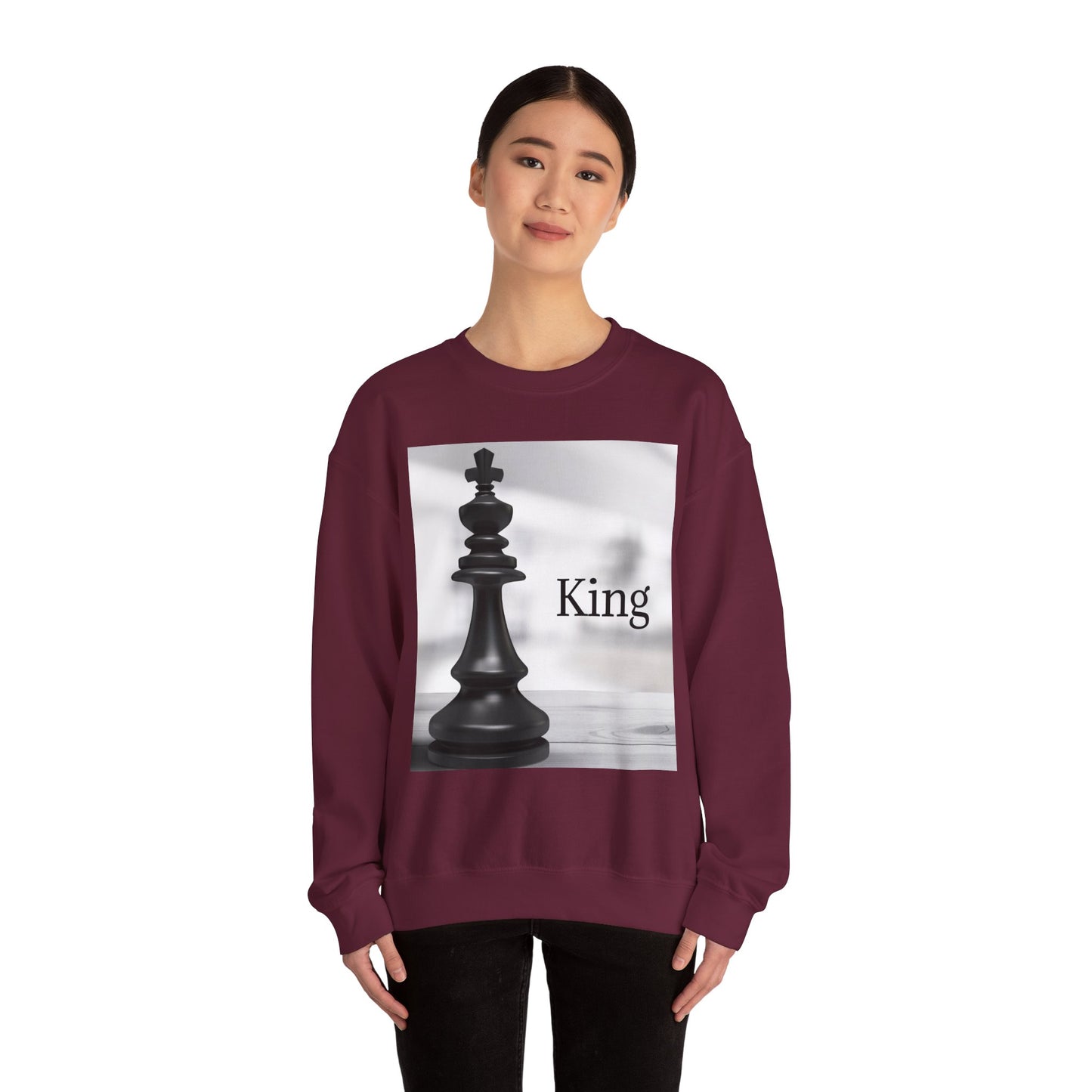 King Chess Graphic Unisex Crewneck Sweatshirt