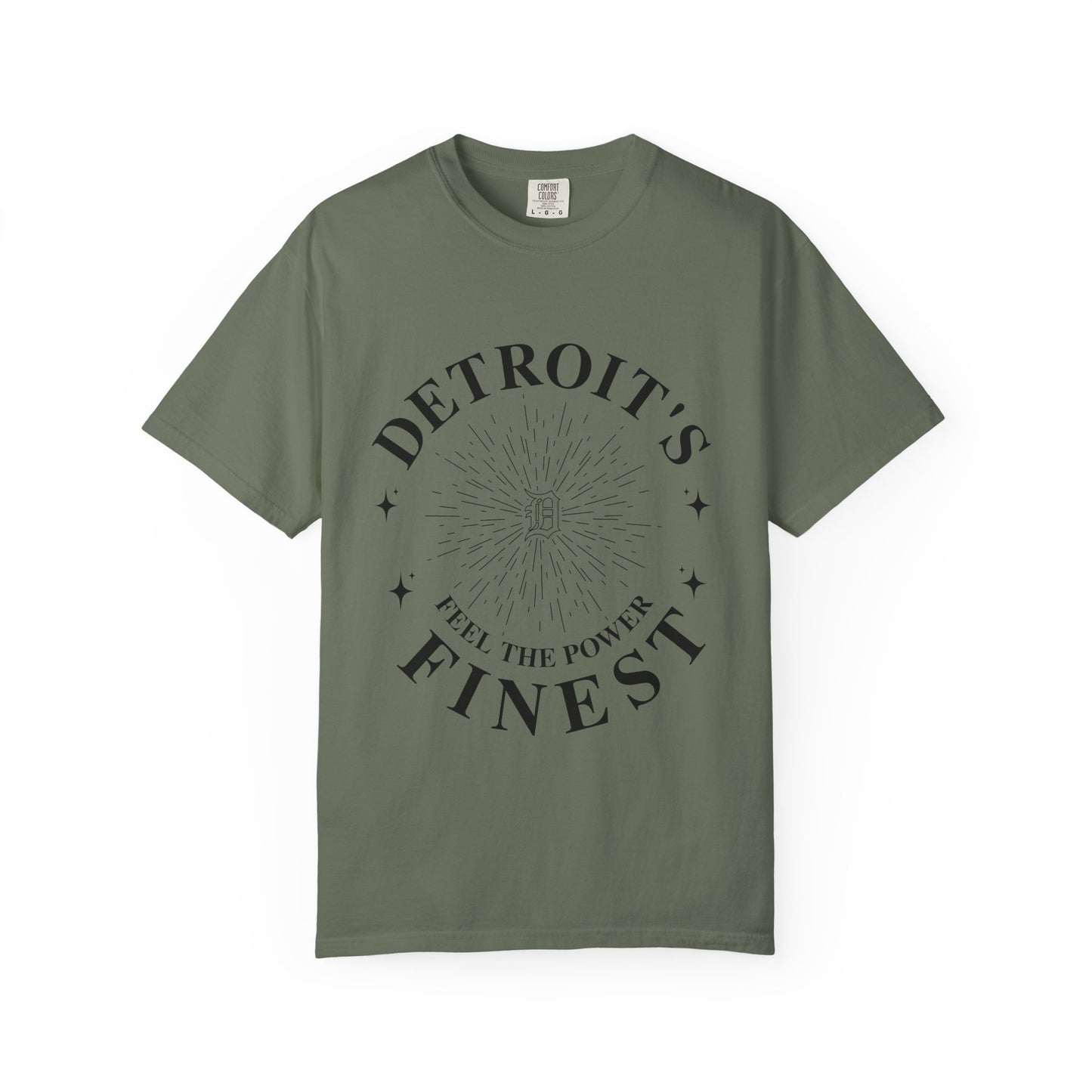 Detroit's Finest T-Shirt | Unisex Garment-Dyed Tee for Streetwear, Gifts, Casual Wear, Festivals, Everyday Comfort