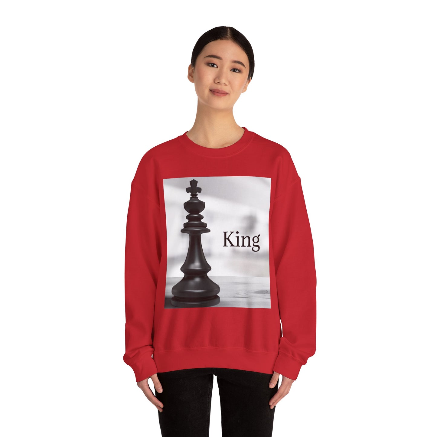 King Chess Graphic Unisex Crewneck Sweatshirt