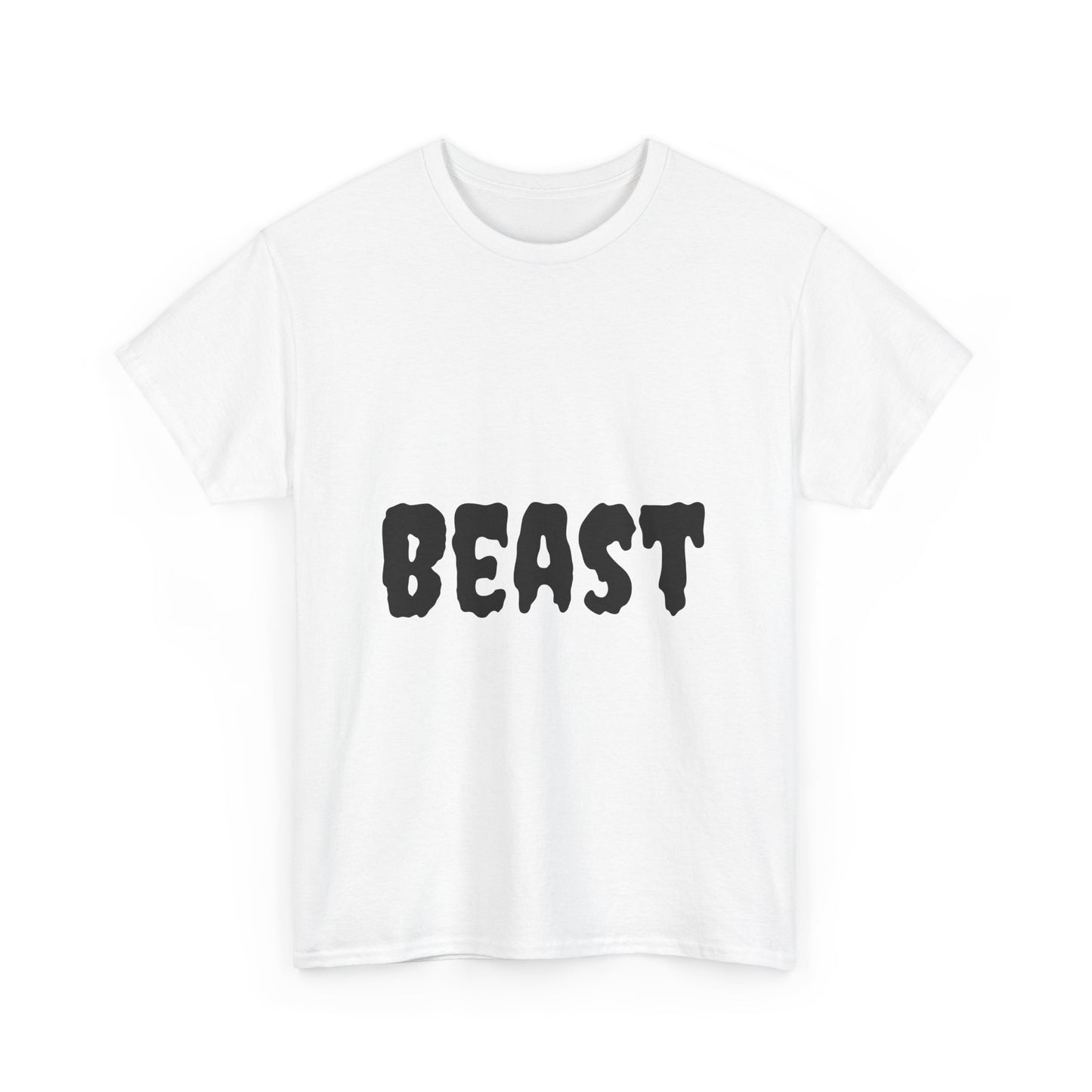 Beast Unisex Heavy Cotton Tee - Bold Graphic T-Shirt for Fitness Enthusiasts