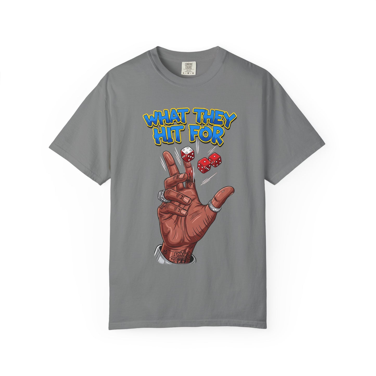 Unisex Graphic Tee with Playful Hand Design, Funny T-shirt, Gift for Poker Lovers, Casual Wear, Creative Graphic Shirt