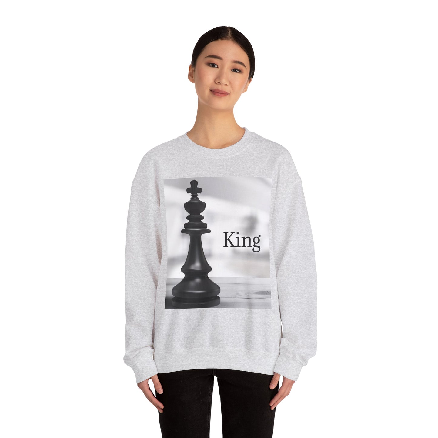 King Chess Graphic Unisex Crewneck Sweatshirt