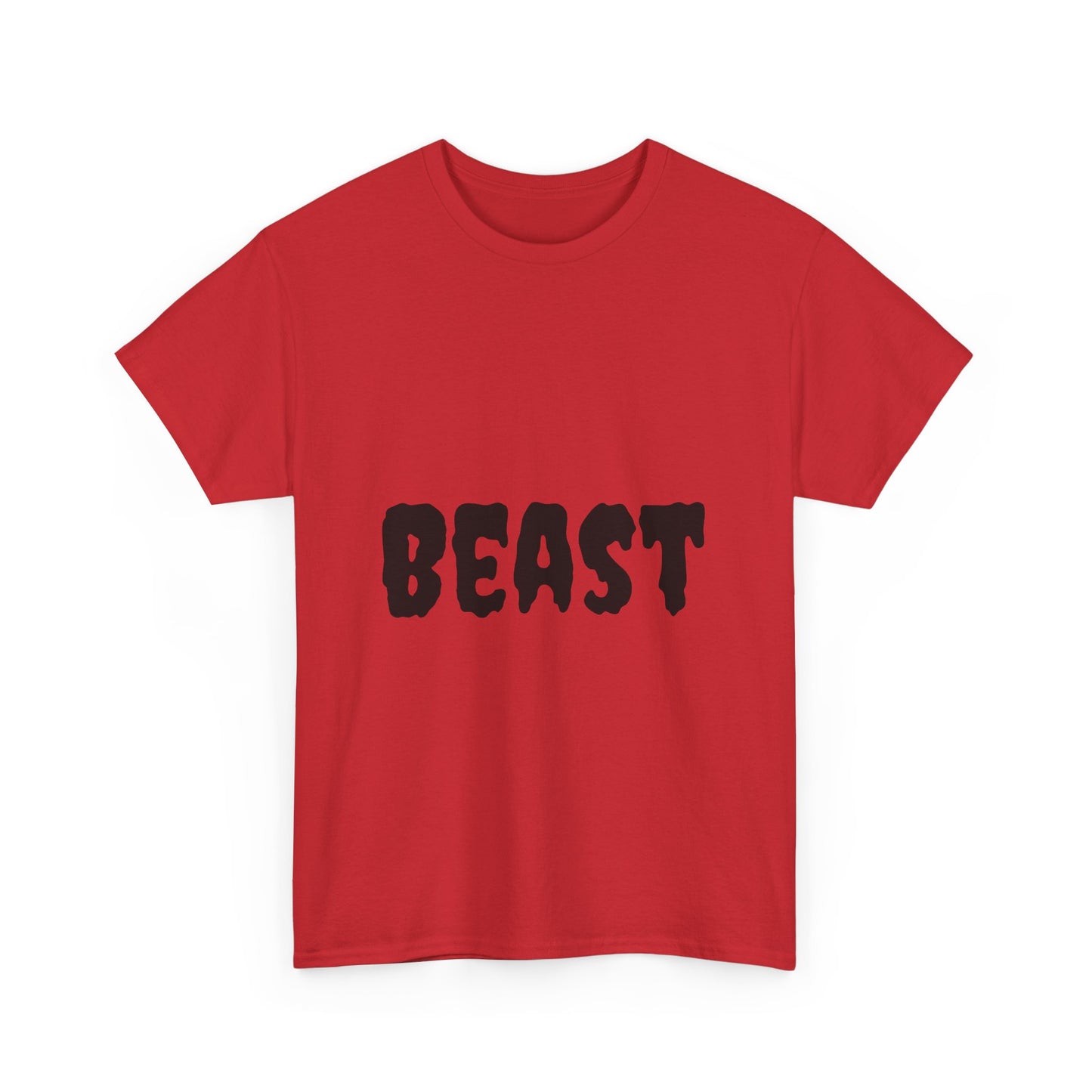 Beast Unisex Heavy Cotton Tee - Bold Graphic T-Shirt for Fitness Enthusiasts