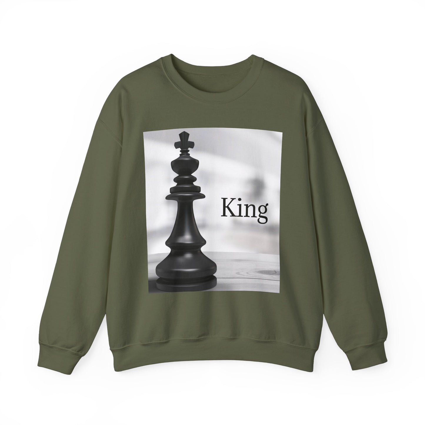 King Chess Graphic Unisex Crewneck Sweatshirt