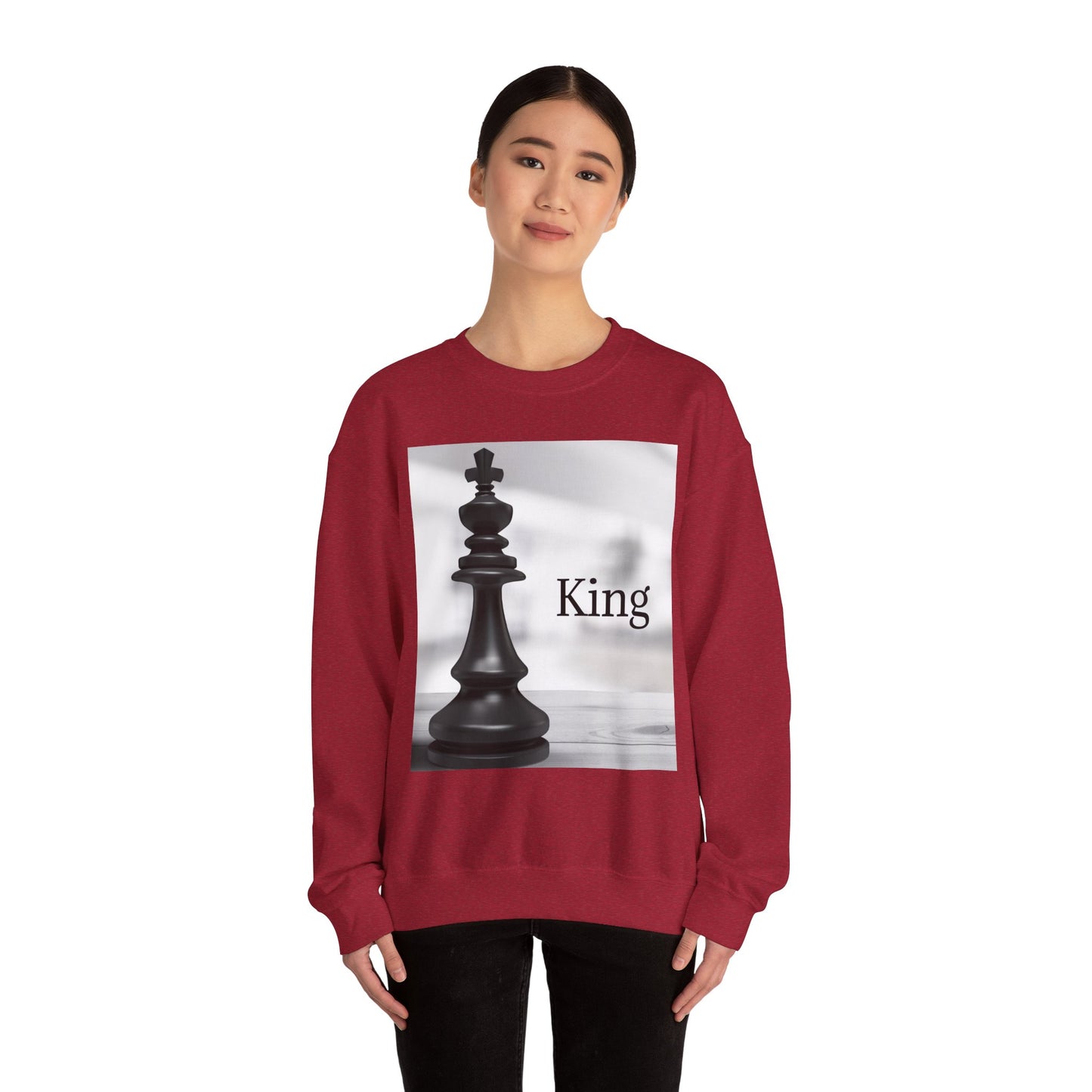 King Chess Graphic Unisex Crewneck Sweatshirt