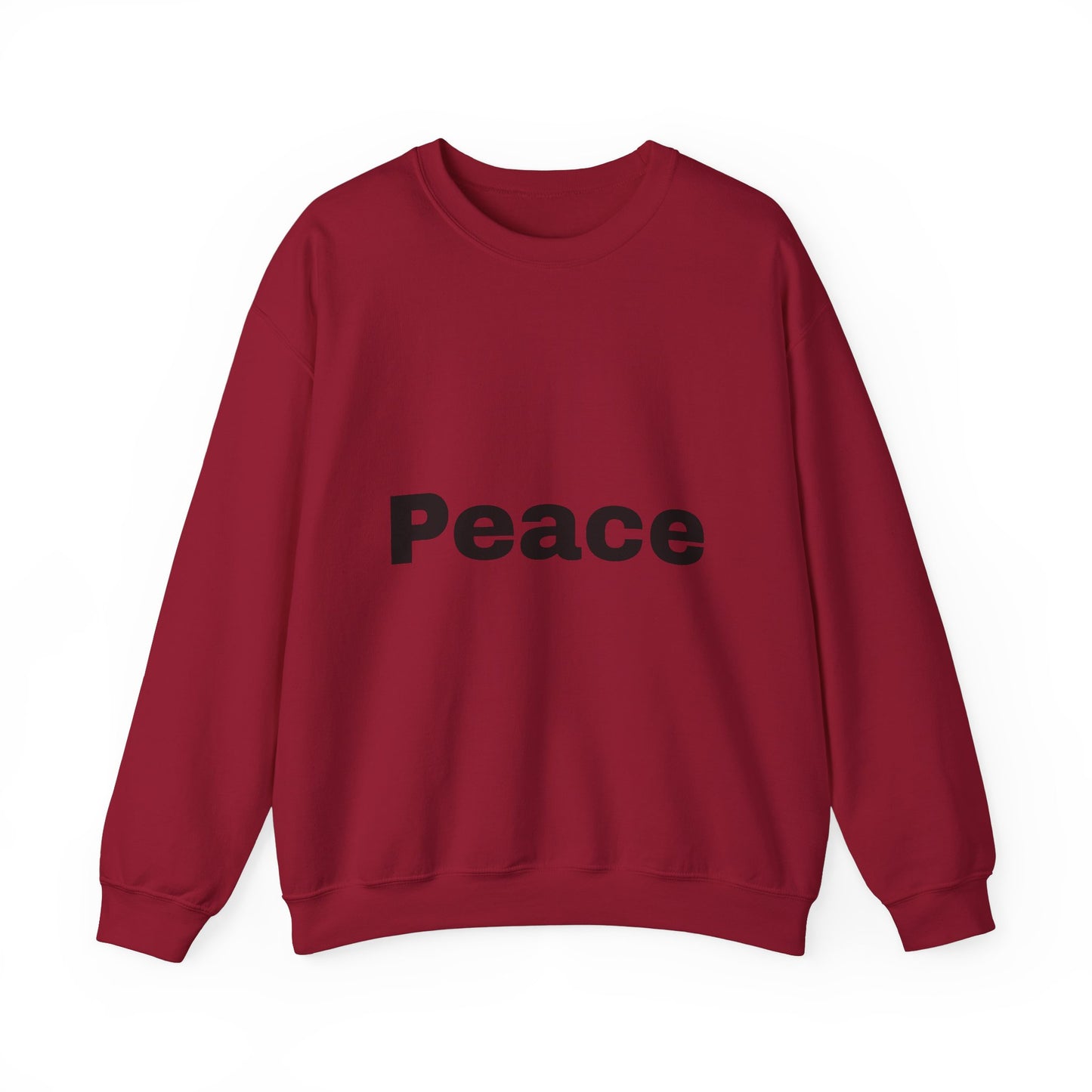 Peace Unisex Heavy Blend™ Crewneck Sweatshirt - Cozy & Meaningful Casual Wear
