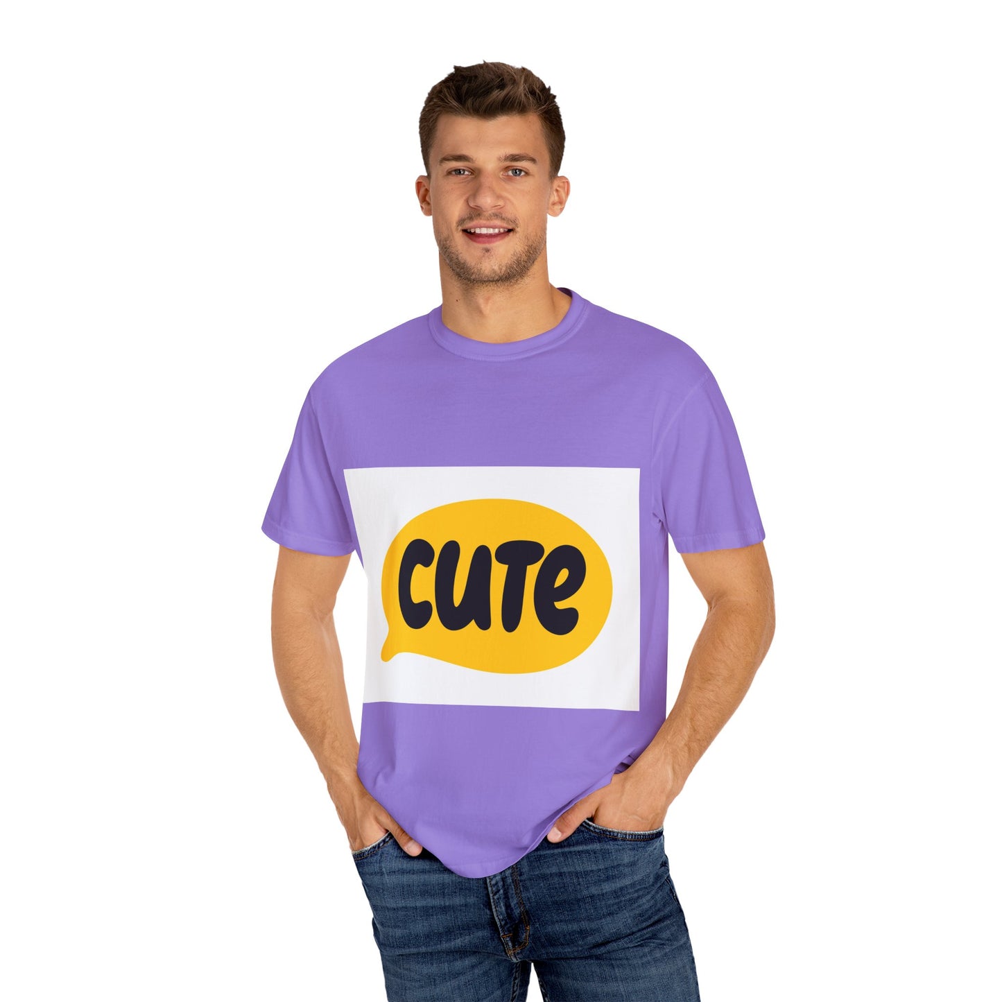 Cute Expression Unisex Garment-Dyed T-Shirt