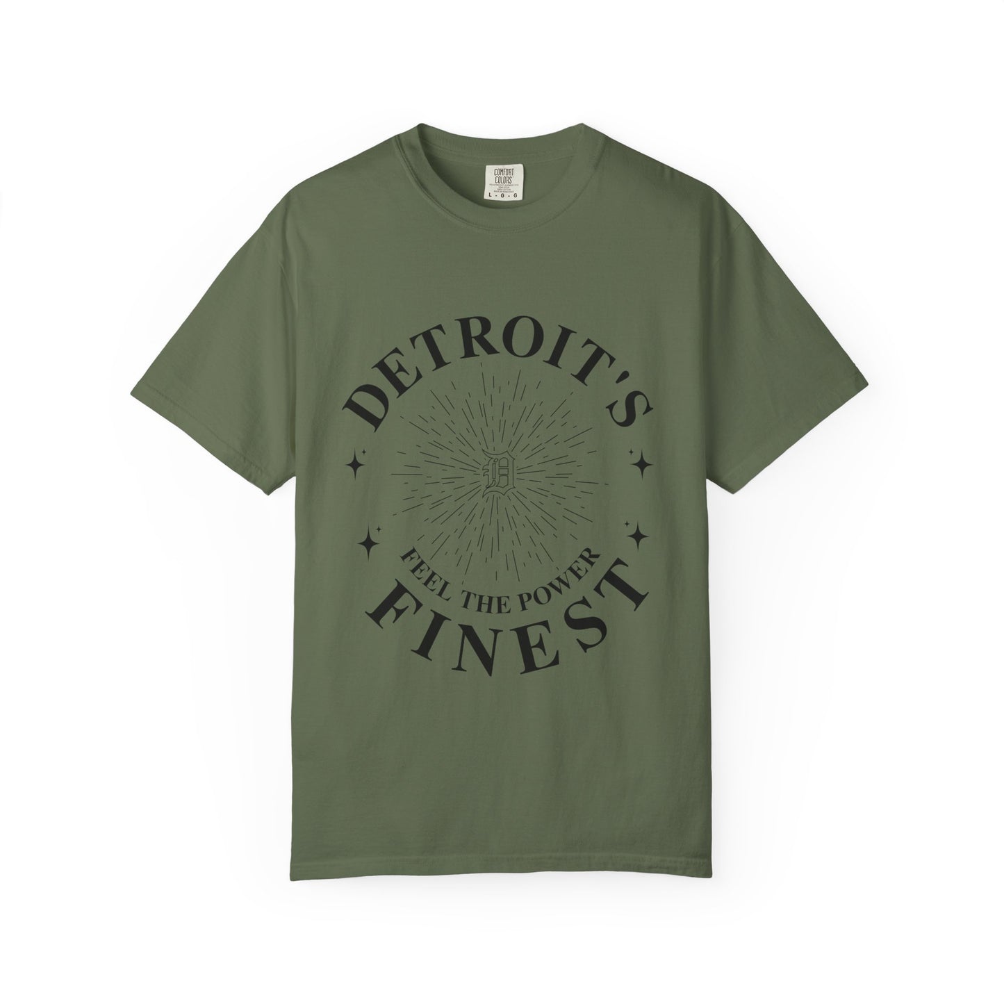 Detroit's Finest T-Shirt | Unisex Garment-Dyed Tee for Streetwear, Gifts, Casual Wear, Festivals, Everyday Comfort