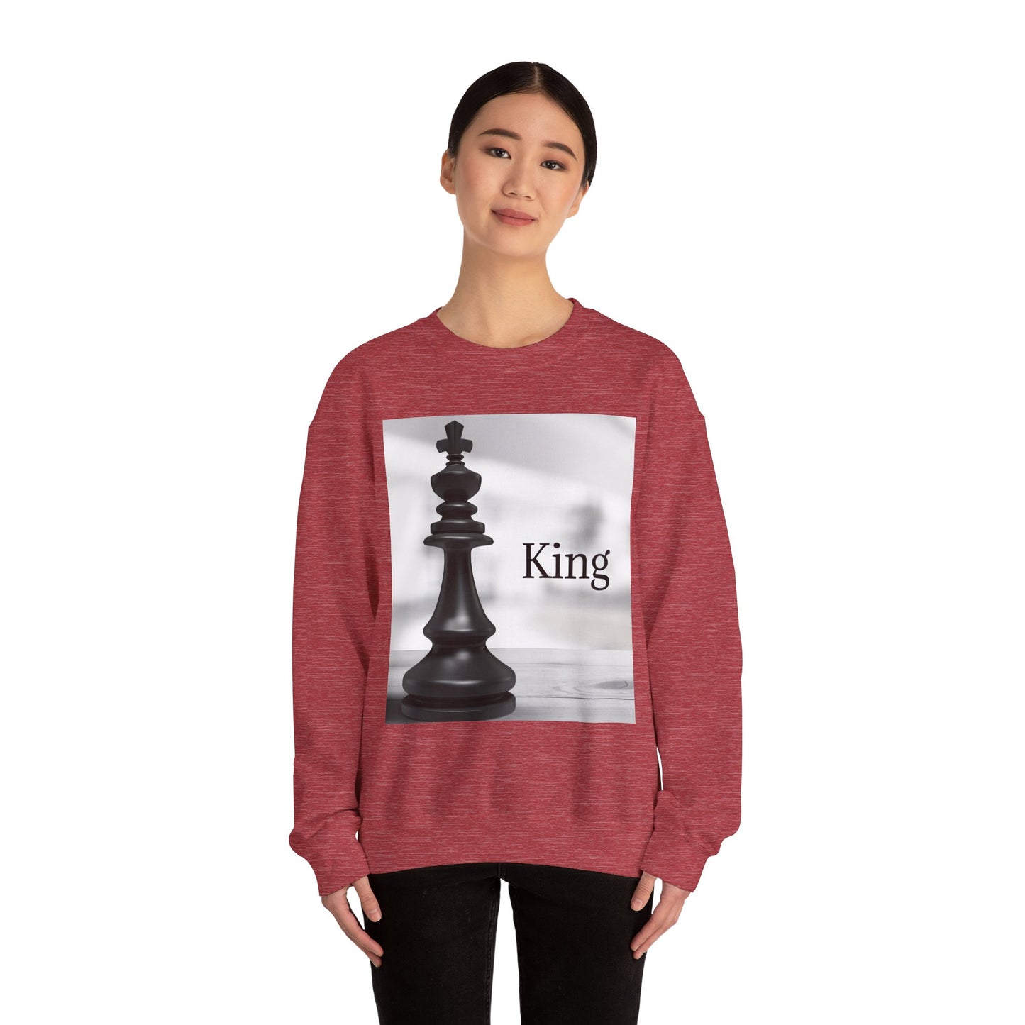 King Chess Graphic Unisex Crewneck Sweatshirt