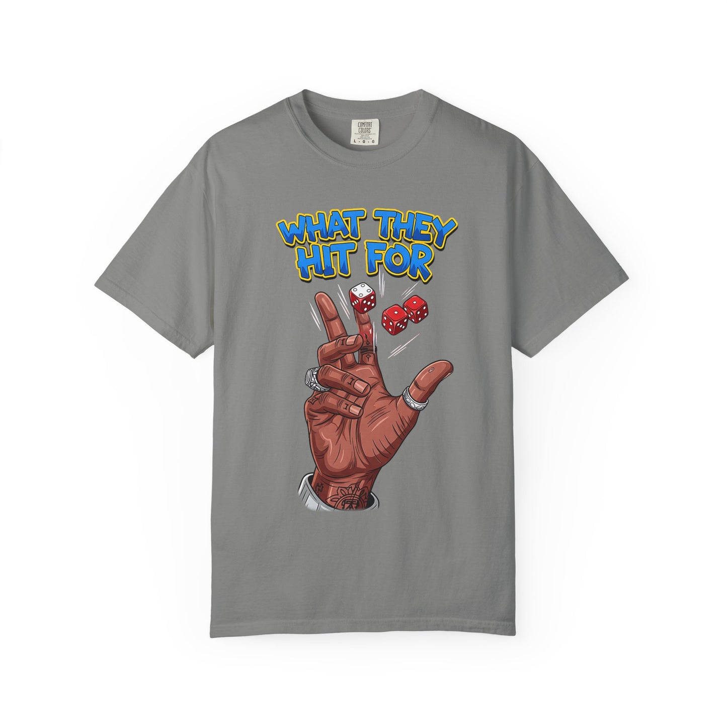 Unisex Graphic Tee with Playful Hand Design, Funny T-shirt, Gift for Poker Lovers, Casual Wear, Creative Graphic Shirt