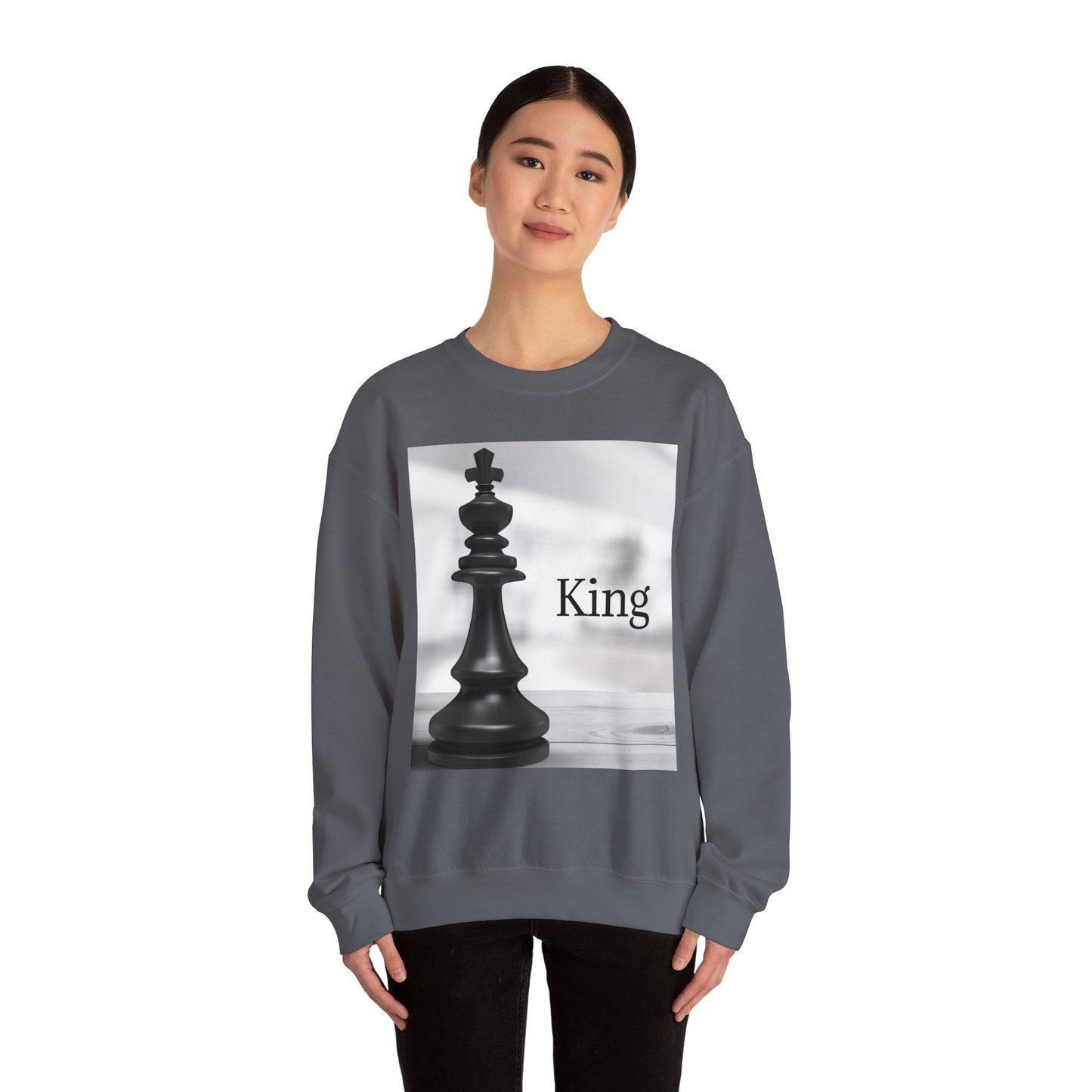 King Chess Graphic Unisex Crewneck Sweatshirt