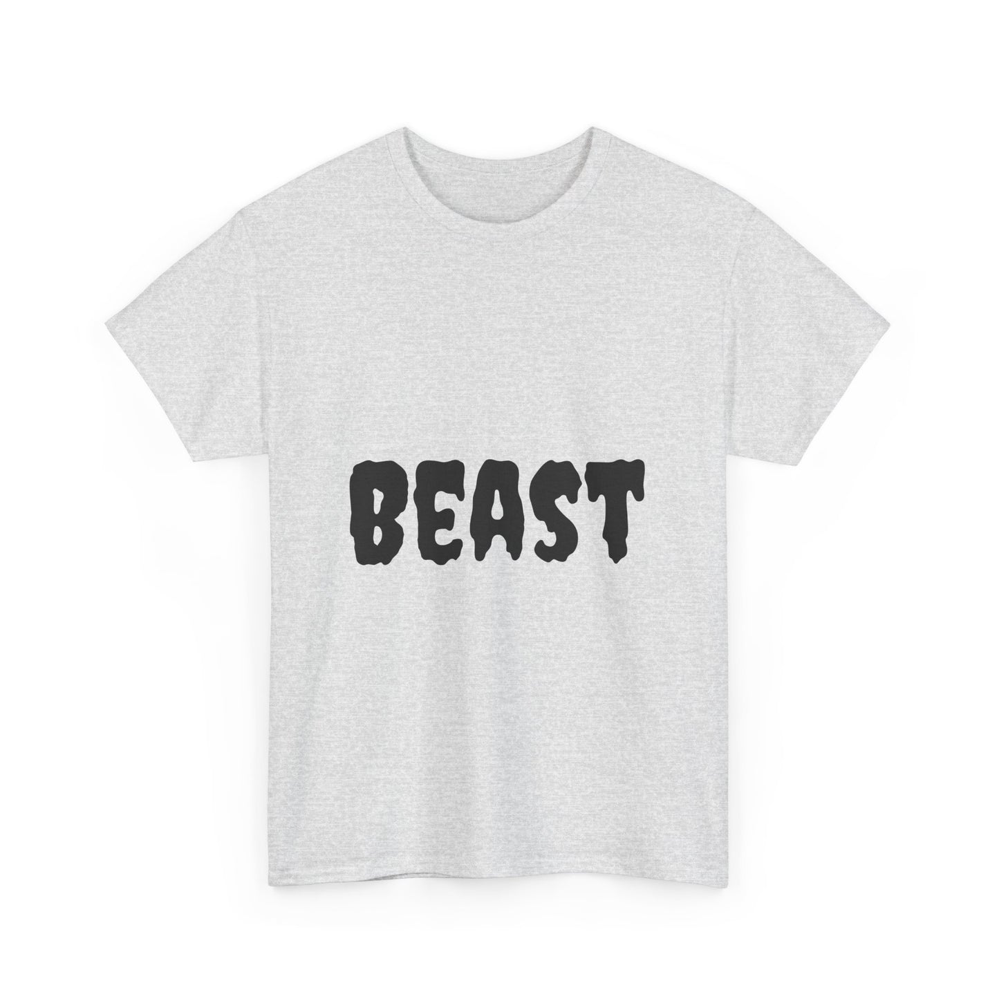 Beast Unisex Heavy Cotton Tee - Bold Graphic T-Shirt for Fitness Enthusiasts