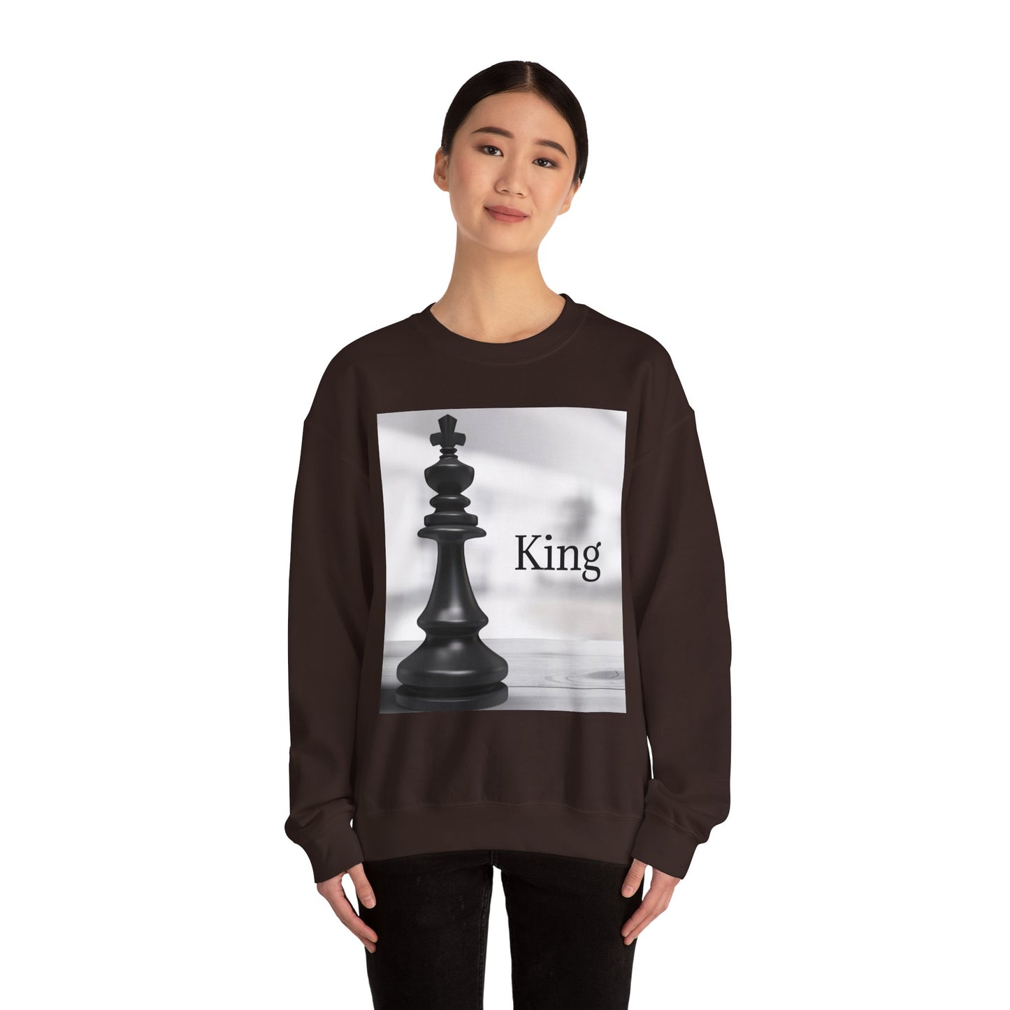 King Chess Graphic Unisex Crewneck Sweatshirt