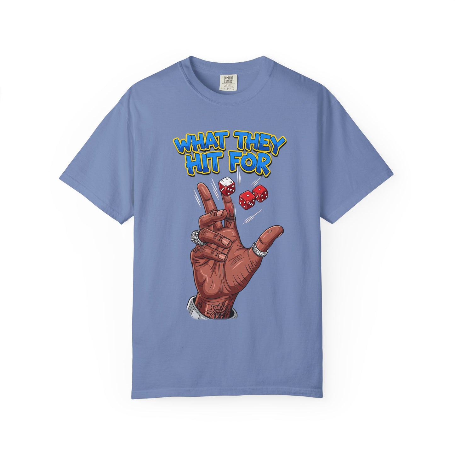 Unisex Graphic Tee with Playful Hand Design, Funny T-shirt, Gift for Poker Lovers, Casual Wear, Creative Graphic Shirt