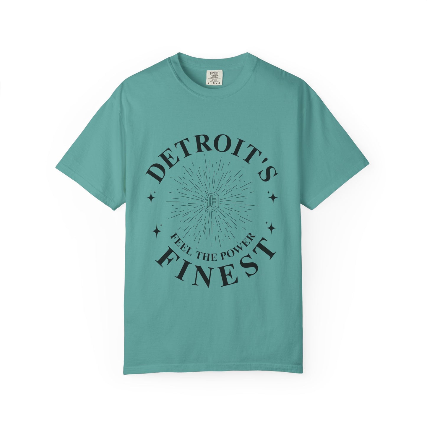 Detroit's Finest T-Shirt | Unisex Garment-Dyed Tee for Streetwear, Gifts, Casual Wear, Festivals, Everyday Comfort