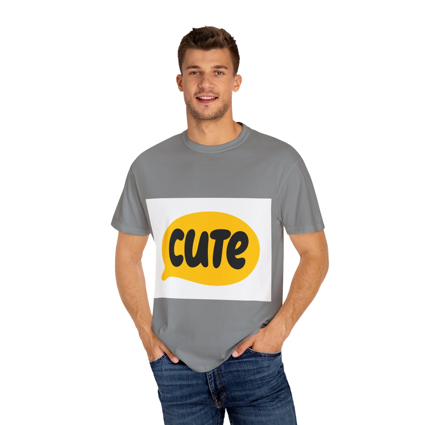 Cute Expression Unisex Garment-Dyed T-Shirt