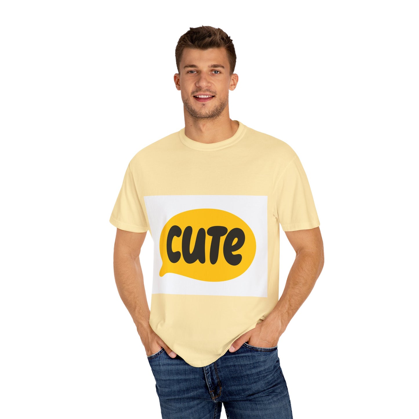 Cute Expression Unisex Garment-Dyed T-Shirt