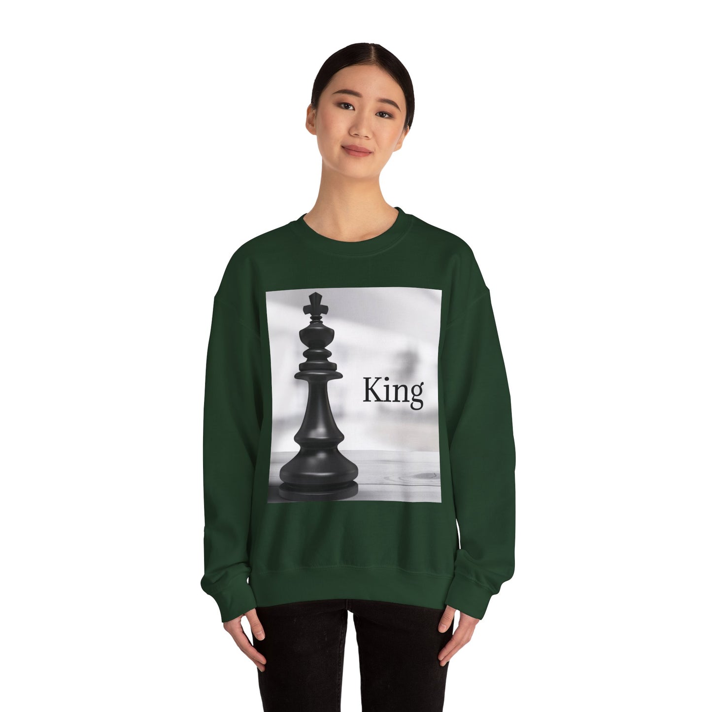 King Chess Graphic Unisex Crewneck Sweatshirt
