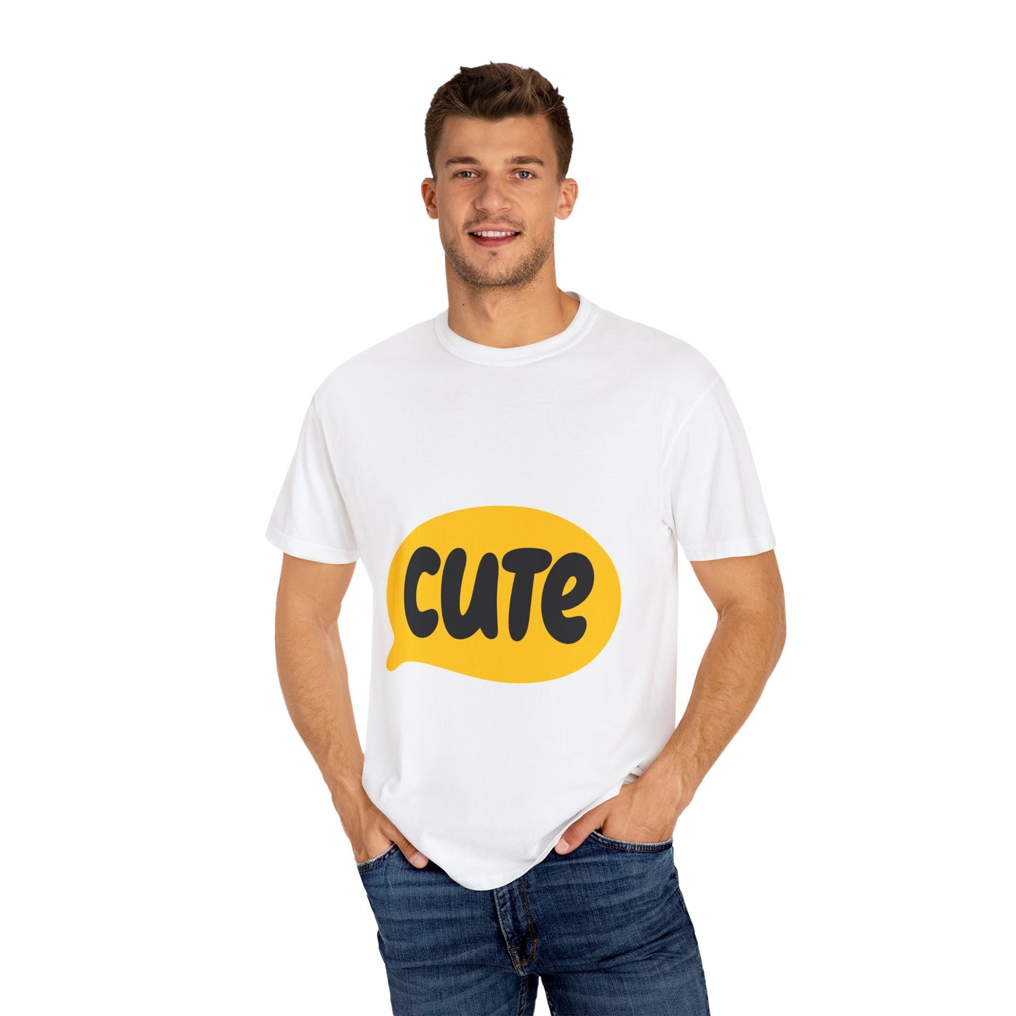 Cute Expression Unisex Garment-Dyed T-Shirt