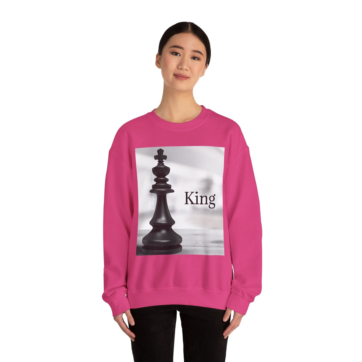 King Chess Graphic Unisex Crewneck Sweatshirt
