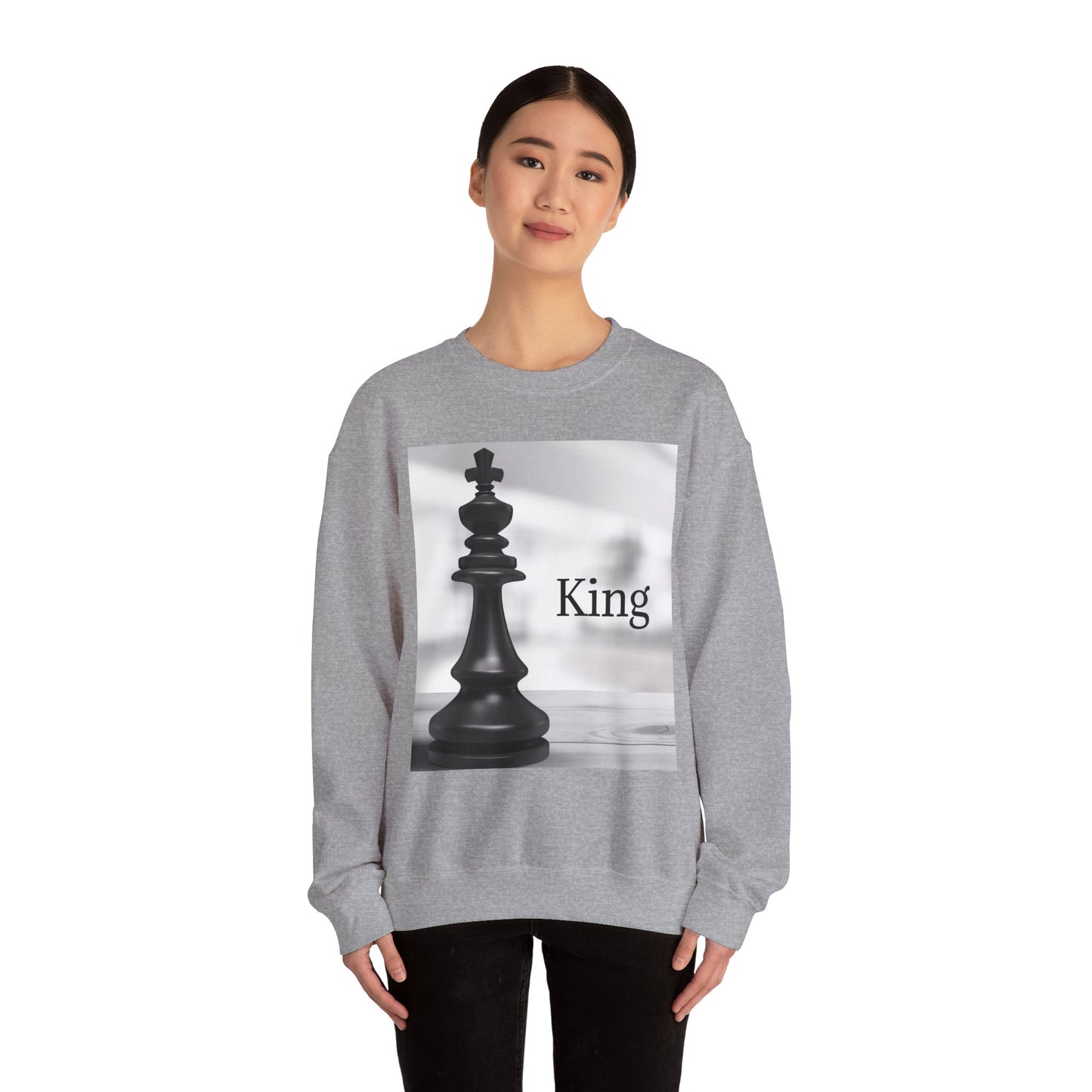 King Chess Graphic Unisex Crewneck Sweatshirt