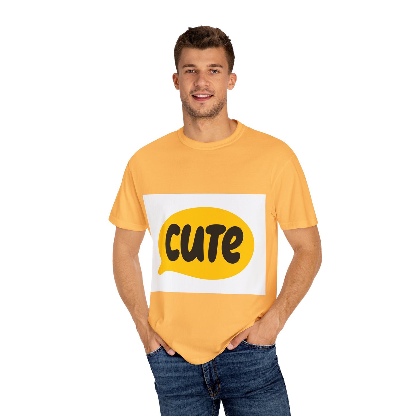 Cute Expression Unisex Garment-Dyed T-Shirt