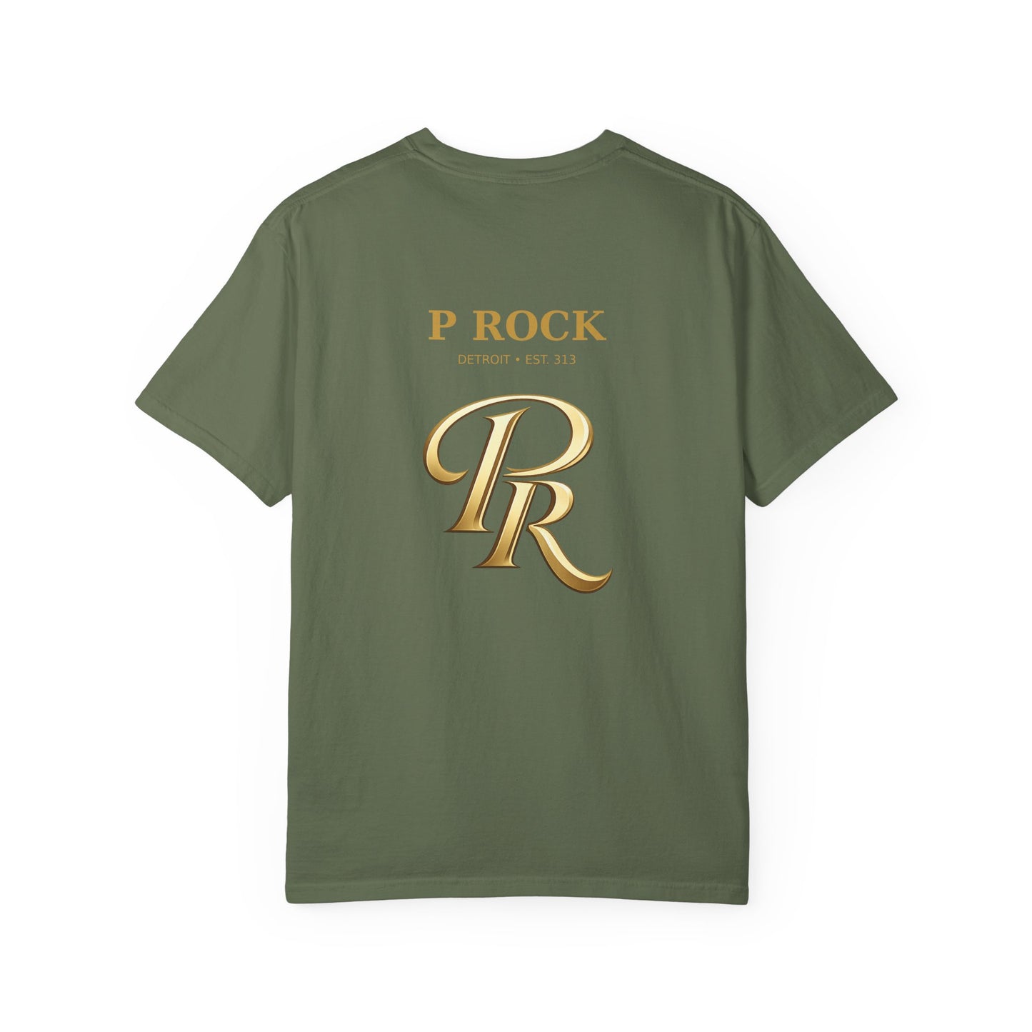 P Rock Crest T-Shirt — Nautical Anchor PR Logo Tee