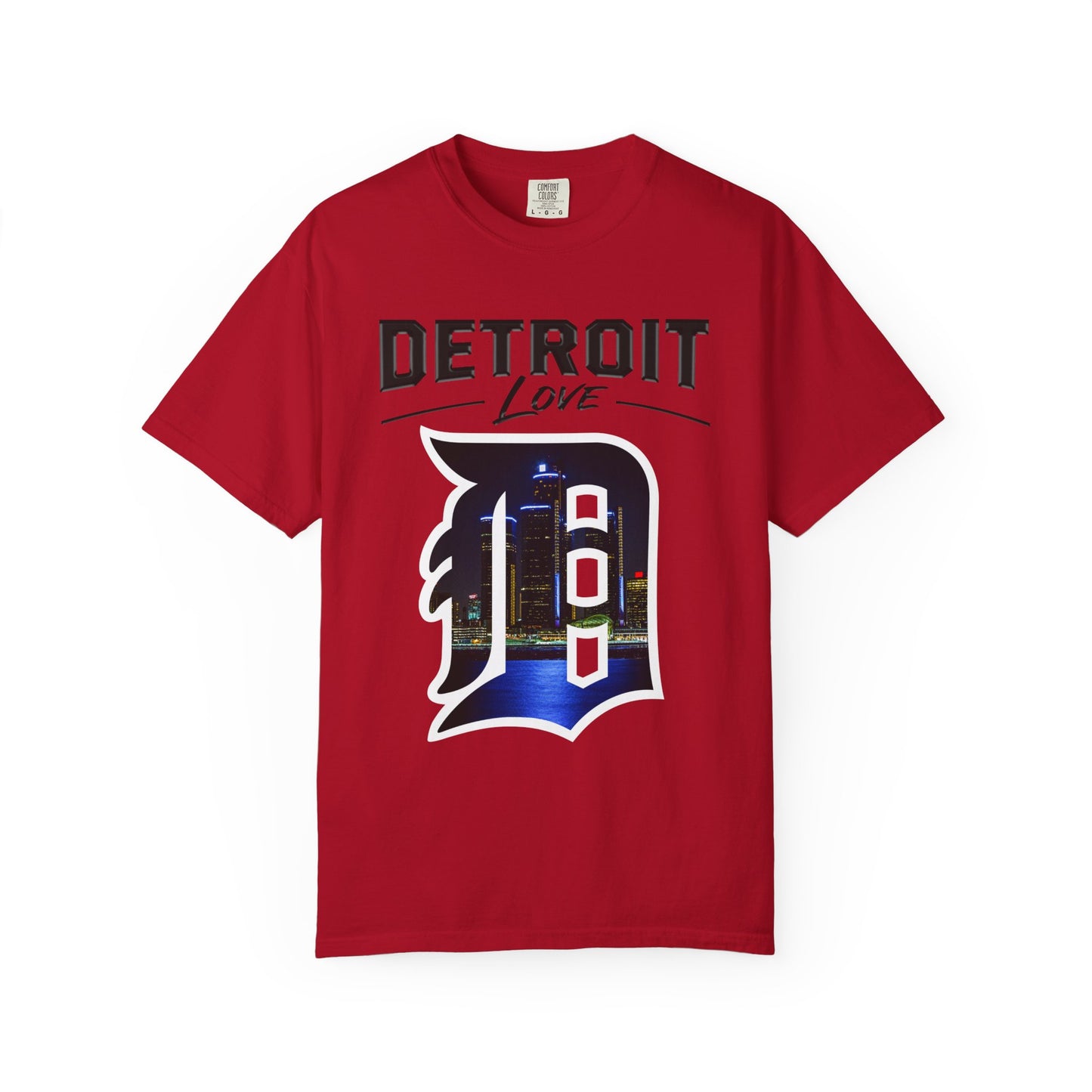 Detroit Love T-Shirt — City Skyline D-Logo Tee