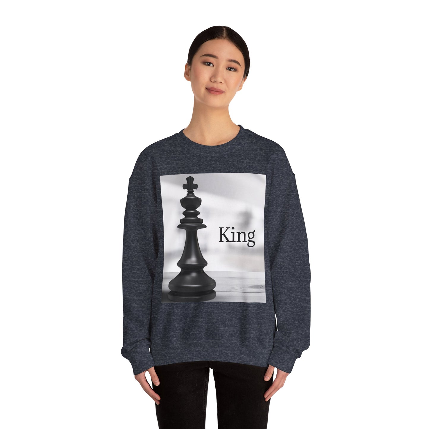 King Chess Graphic Unisex Crewneck Sweatshirt
