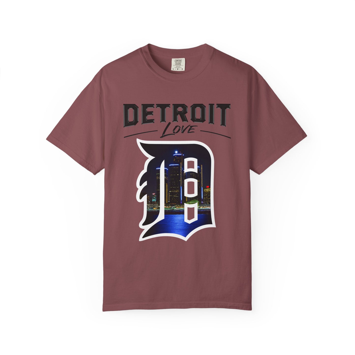 Detroit Love T-Shirt — City Skyline D-Logo Tee