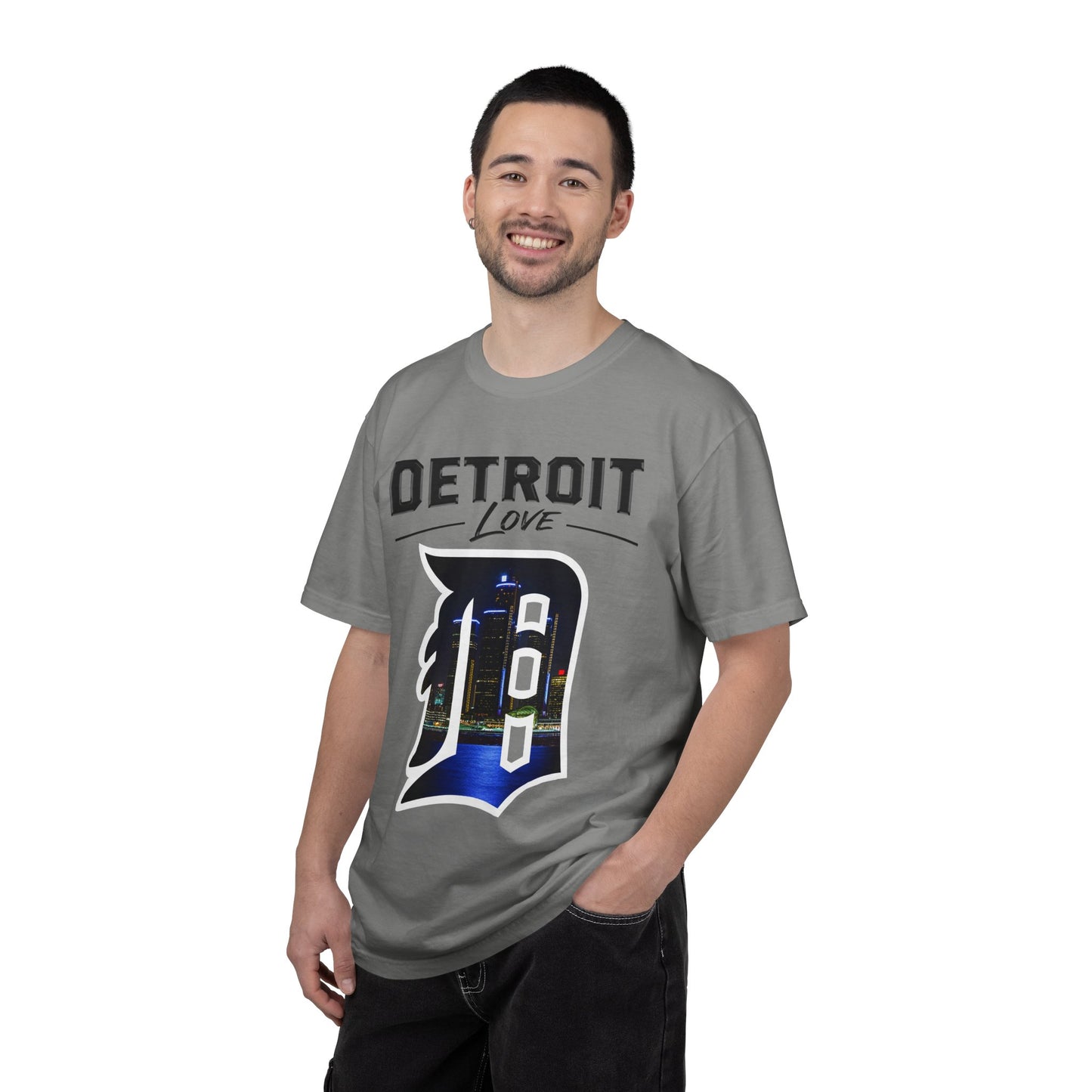 Detroit Love T-Shirt — City Skyline D-Logo Tee