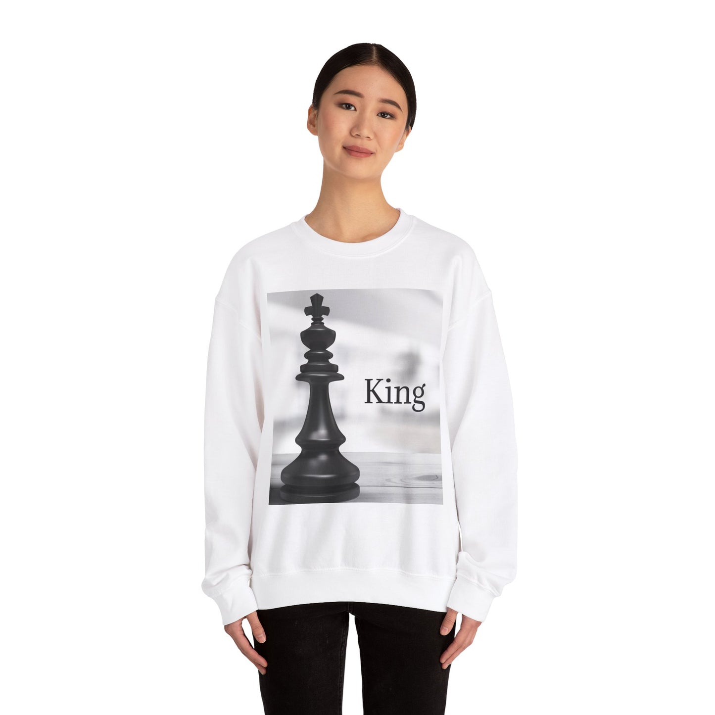 King Chess Graphic Unisex Crewneck Sweatshirt