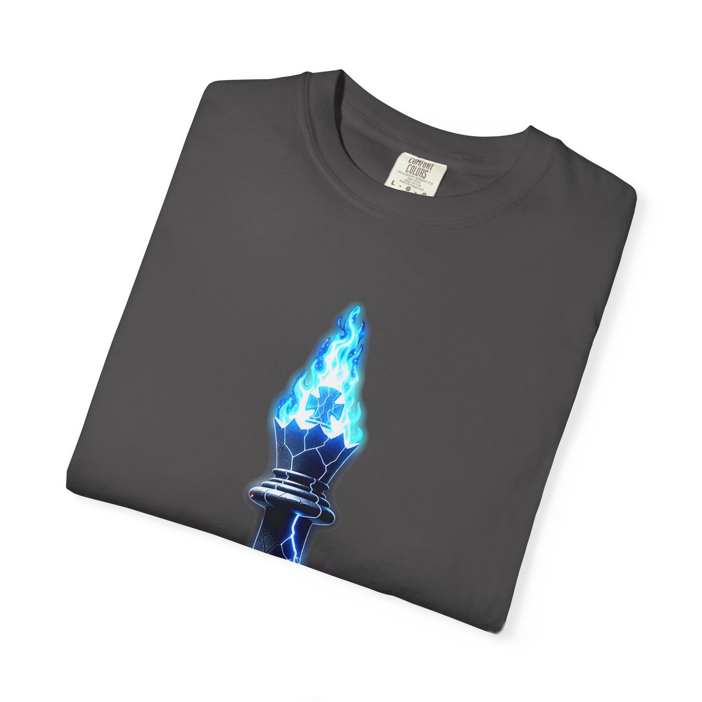 Chess Flame Pawn T‑Shirt — Motivational Strategy Graphic Tee