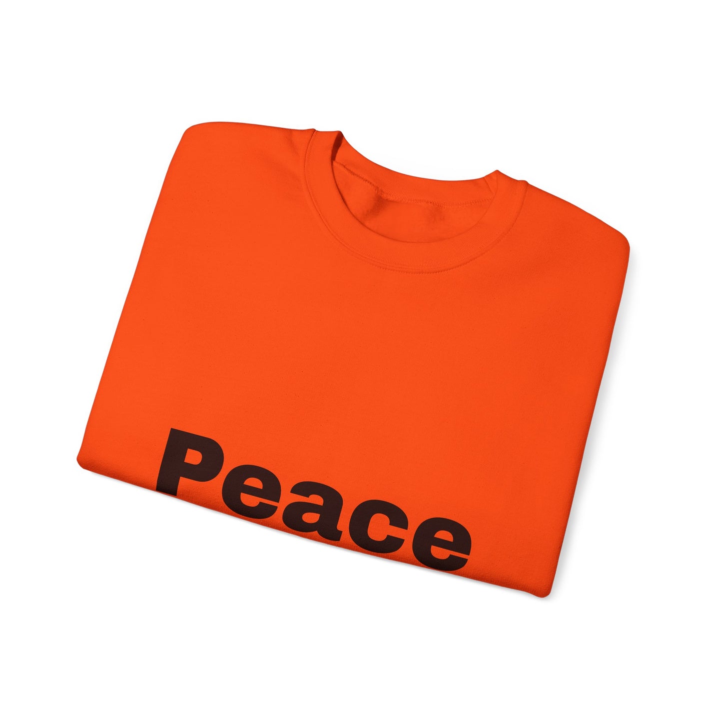Peace Unisex Heavy Blend™ Crewneck Sweatshirt - Cozy & Meaningful Casual Wear