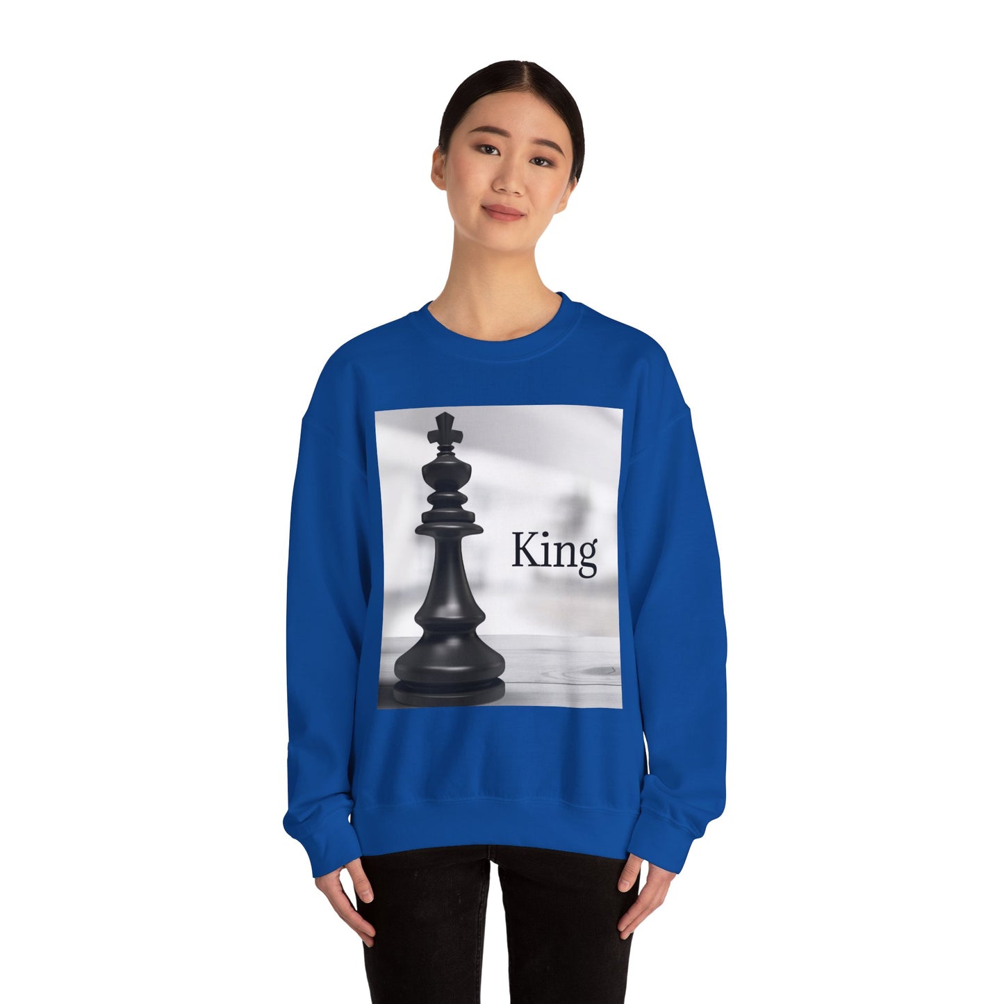 King Chess Graphic Unisex Crewneck Sweatshirt