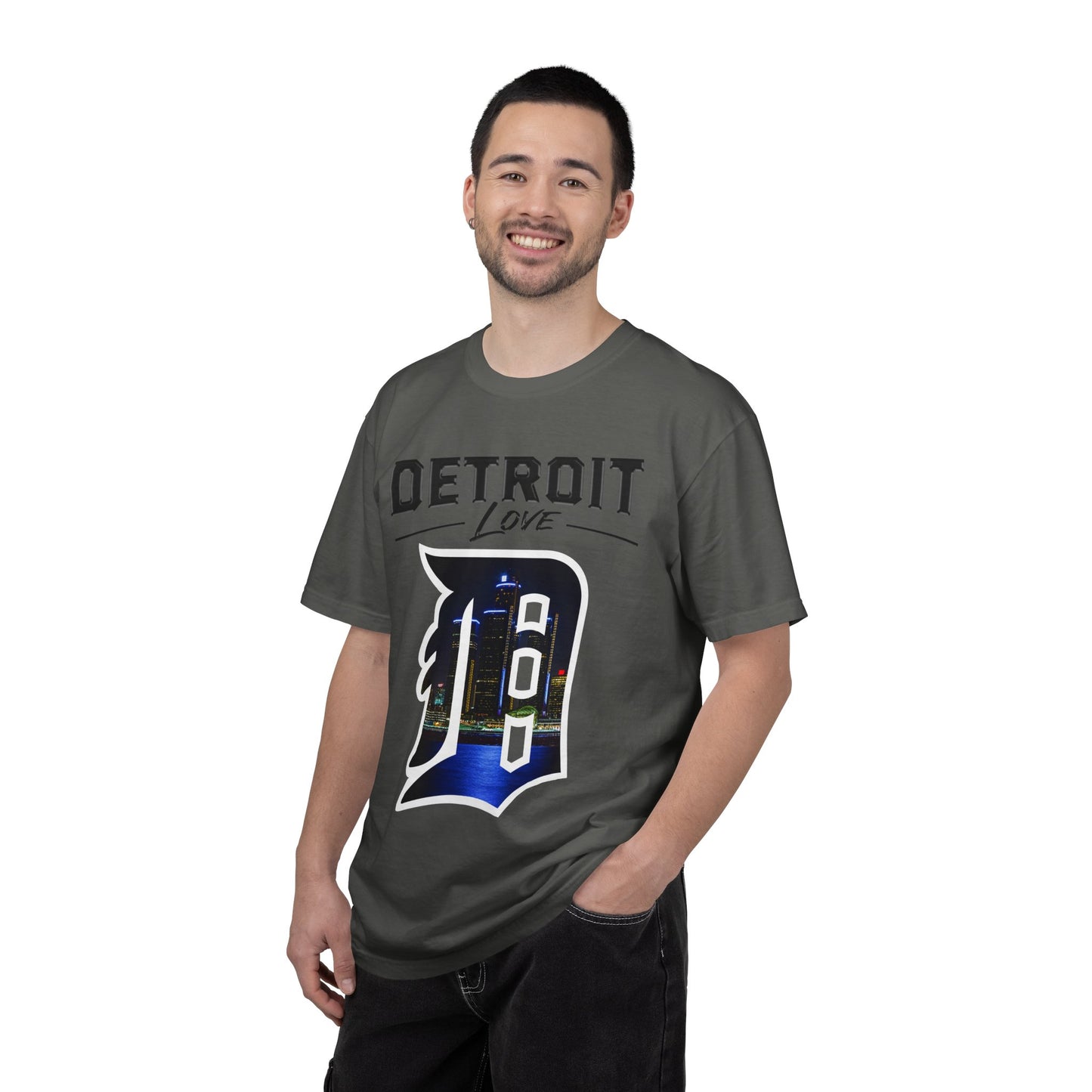 Detroit Love T-Shirt — City Skyline D-Logo Tee