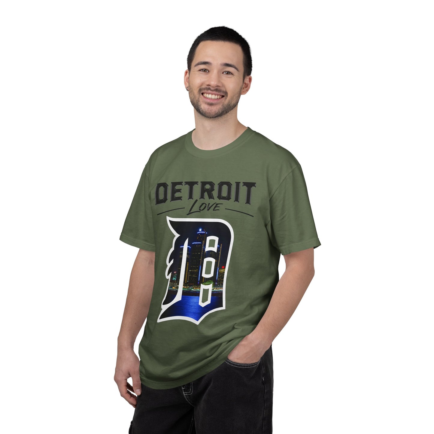 Detroit Love T-Shirt — City Skyline D-Logo Tee