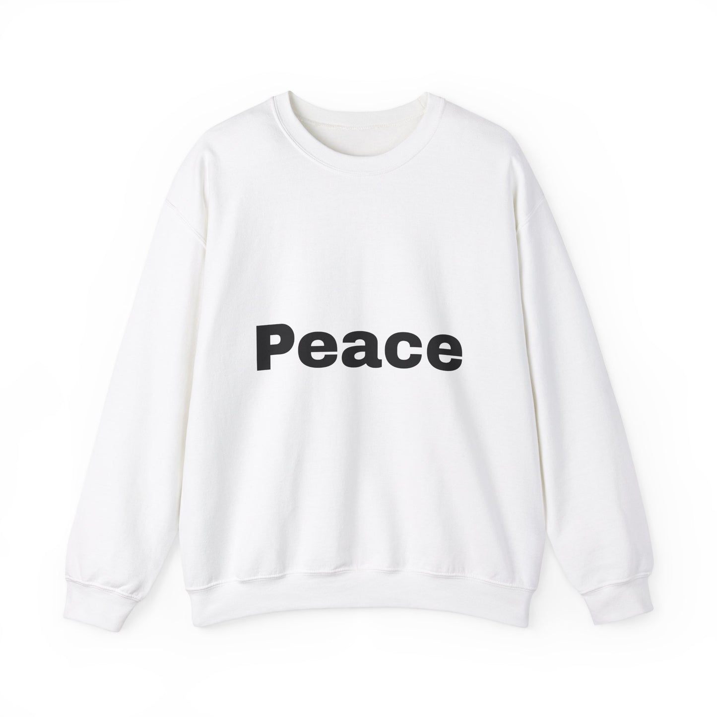 Peace Unisex Heavy Blend™ Crewneck Sweatshirt - Cozy & Meaningful Casual Wear