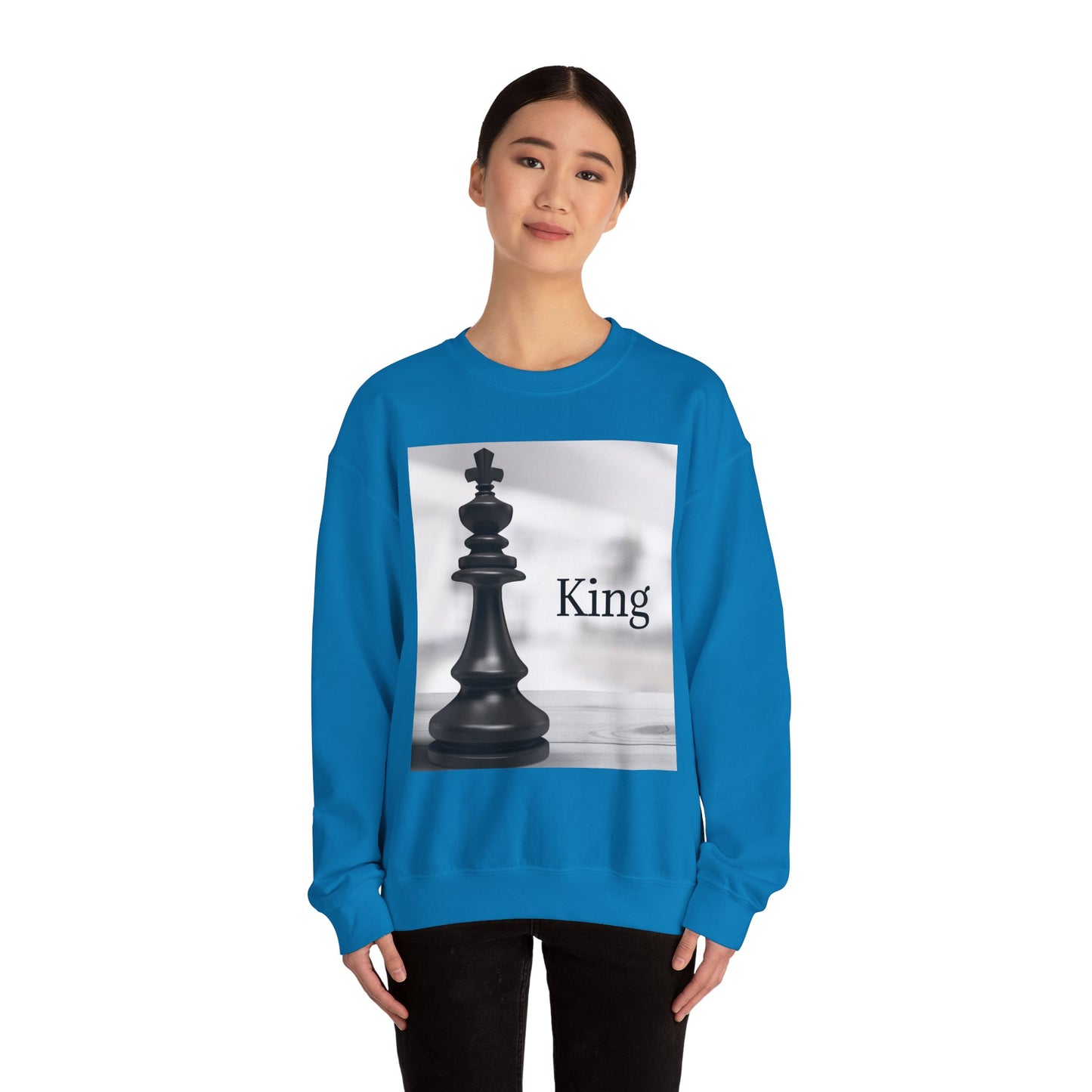 King Chess Graphic Unisex Crewneck Sweatshirt