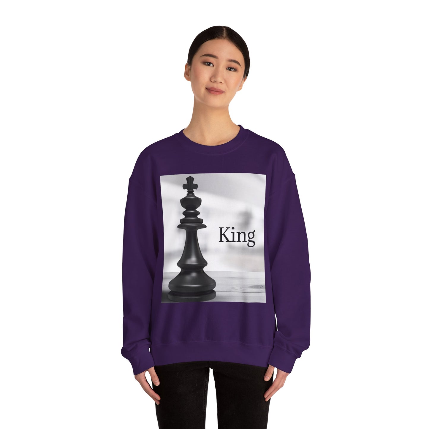 King Chess Graphic Unisex Crewneck Sweatshirt
